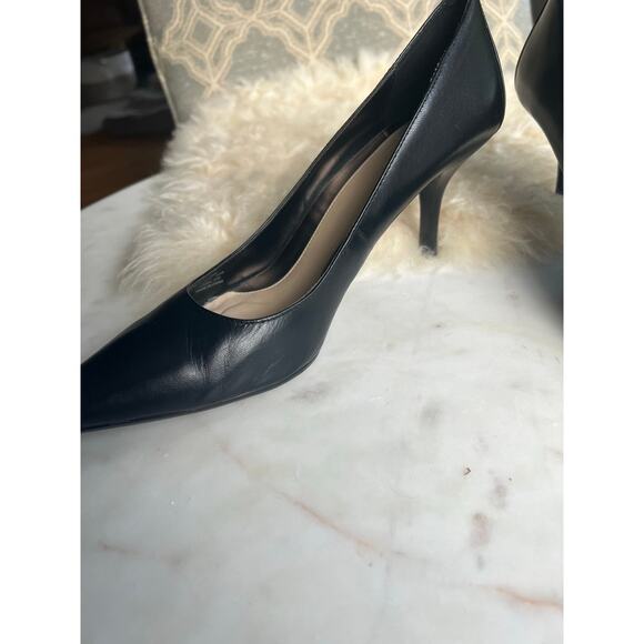 Calvin Klein Black Dolly Mid-Height Classic Point Toe Heels - Picture 5 of 15